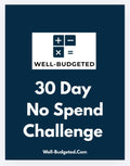 No Spend Challenge - Bank Account Reset | 10 Pages