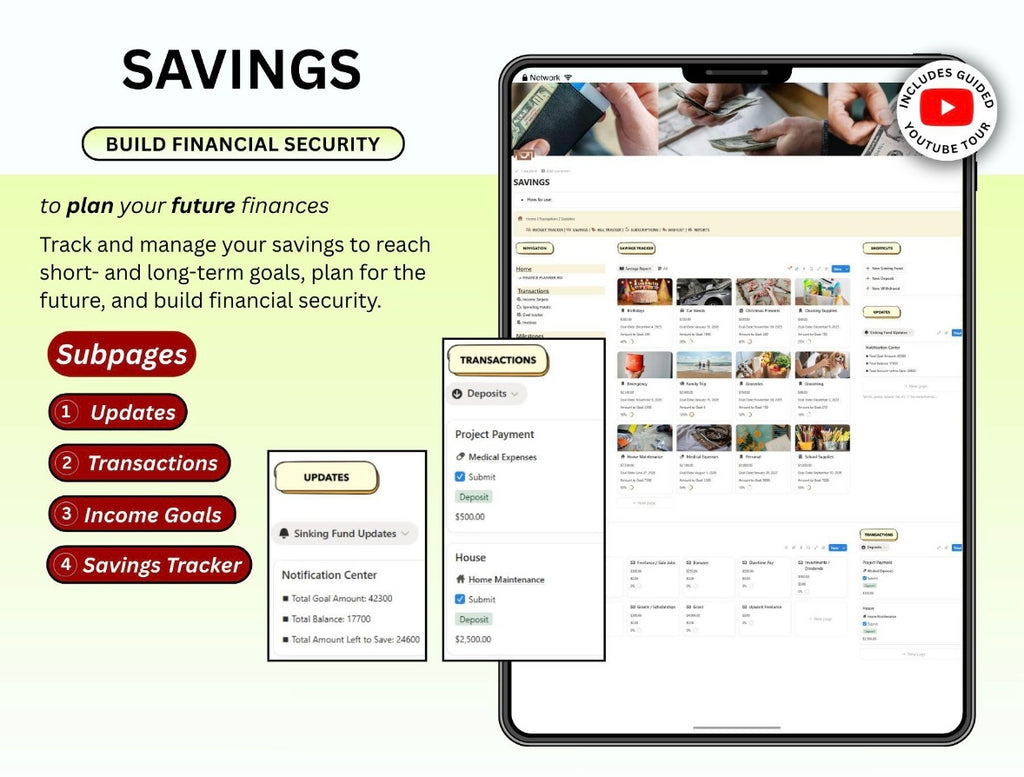 All-In-One Budget Tracker | Notion