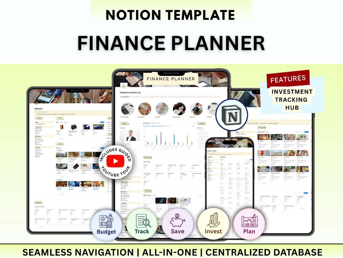 All-In-One Budget Tracker | Notion
