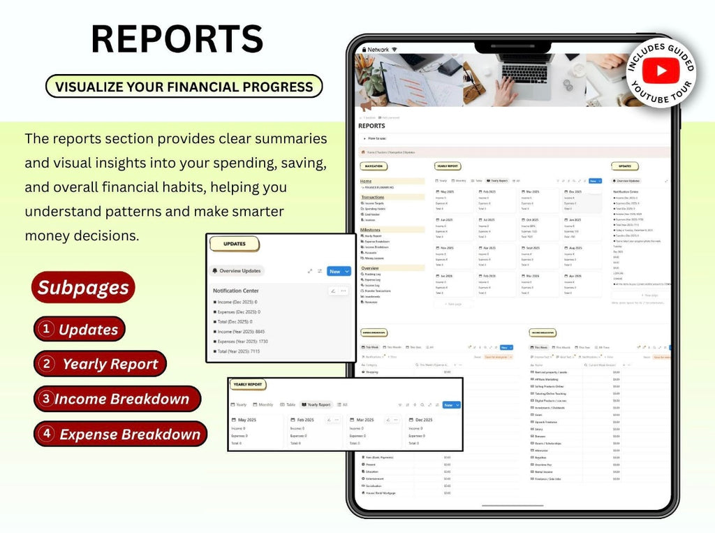 All-In-One Budget Tracker | Notion